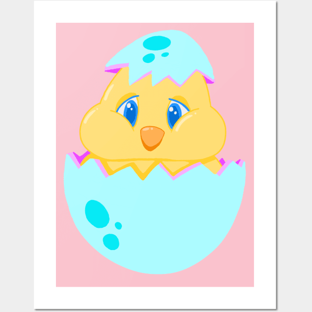 Easter Chick Wall Art by BrittXJoe